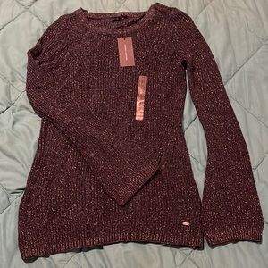 Tommy Hilfiger sparkle, navy blue small sweater NWT